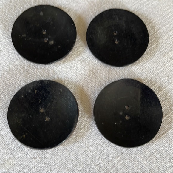 4 vintage buttons, lightweight, art deco style - Picture 2 of 9